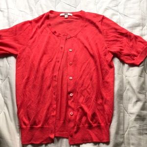Salmon pink cardigan